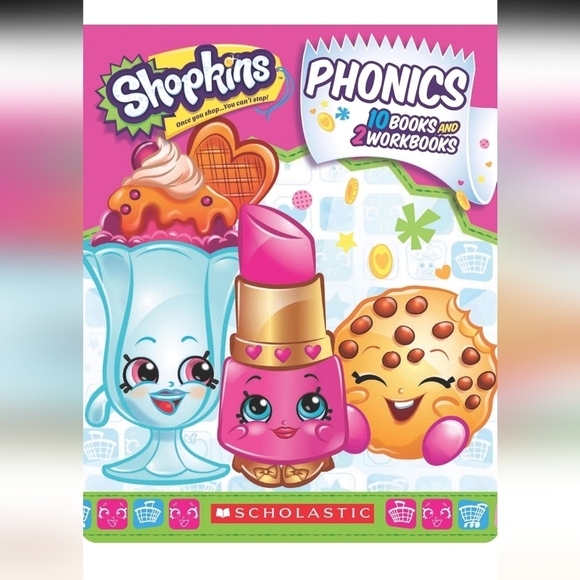 Shopkins phonics book set & workbooks, ages 3-6 - Picture 6 of 7